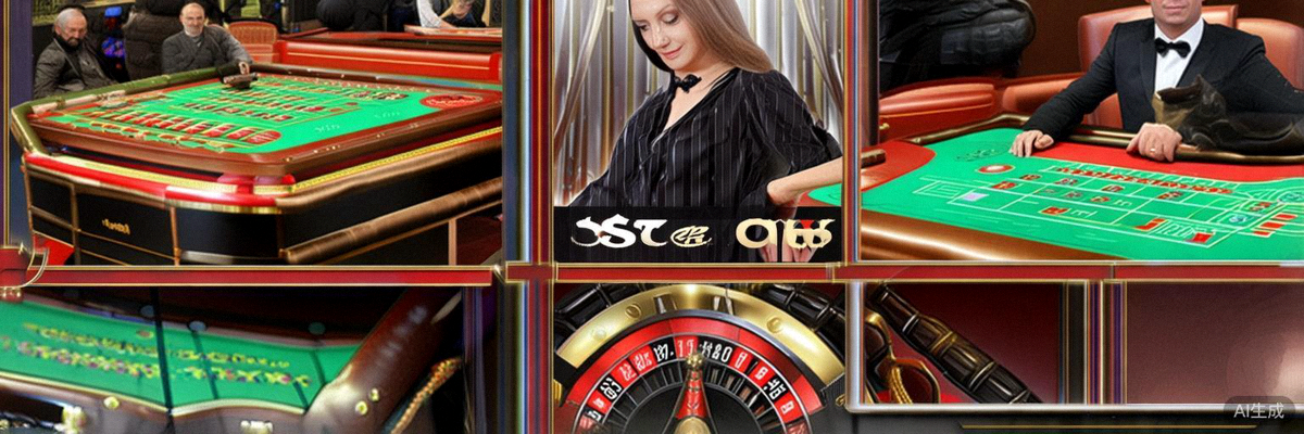 Banner Casino Live M88 Asia menampilkan meja baccarat dan roulette dengan dealer profesional