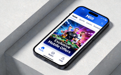 Tampilan versi mobile M88 yang dioptimalkan untuk smartphone
